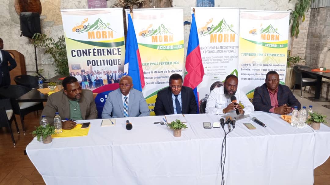 Haïti/Transition : le MORN appelle à un nouvel accord politique pour doter le pays de nouveaux dirigeants après le 7 février