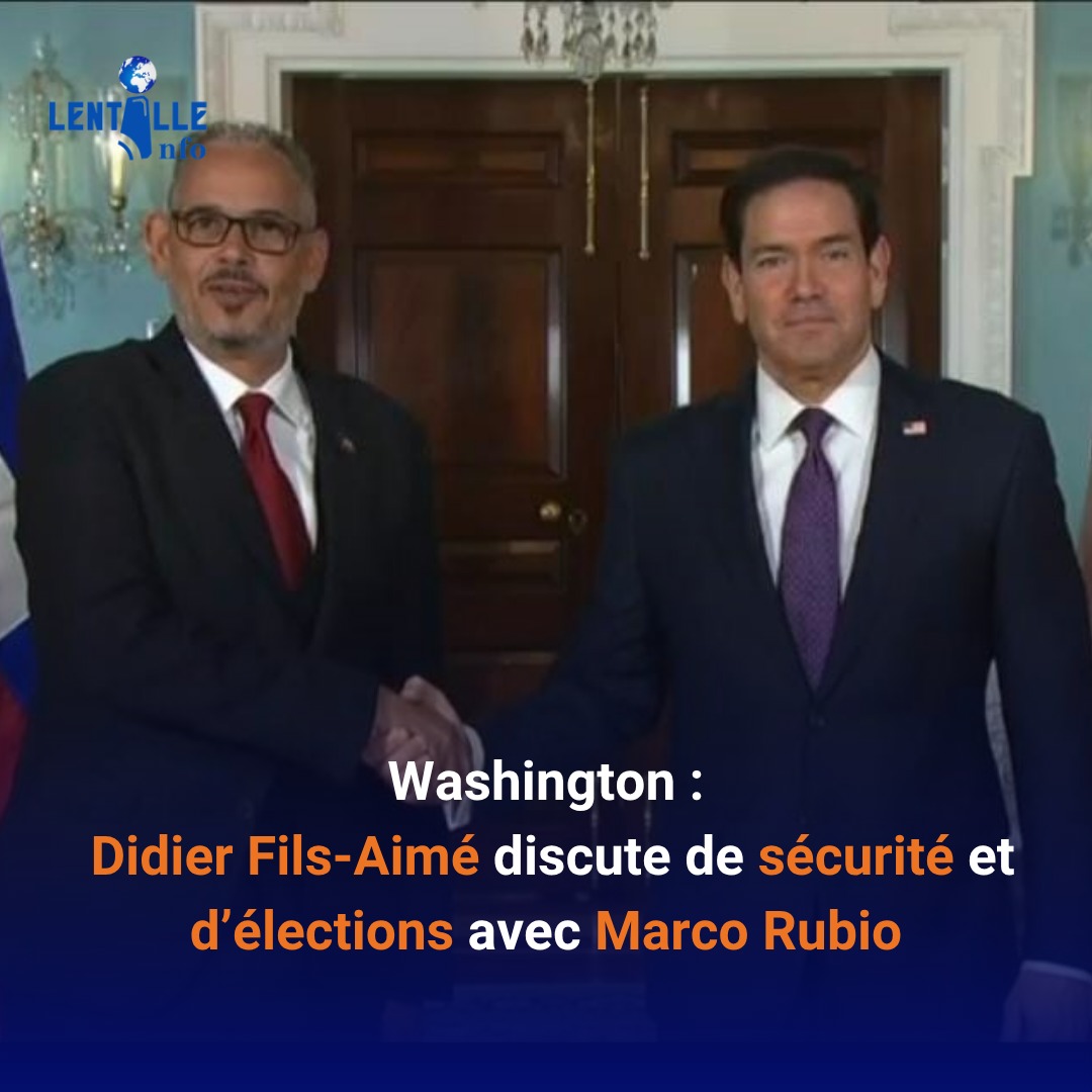 Washington : Didier Fils-Aimé discute de sécurité et d’élections avec Marco Rubio