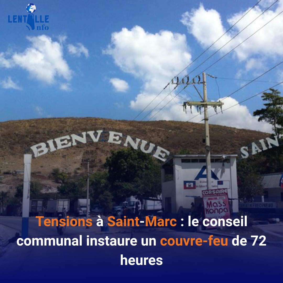 Tensions à Saint-Marc : le conseil communal instaure un couvre-feu de 72 heures