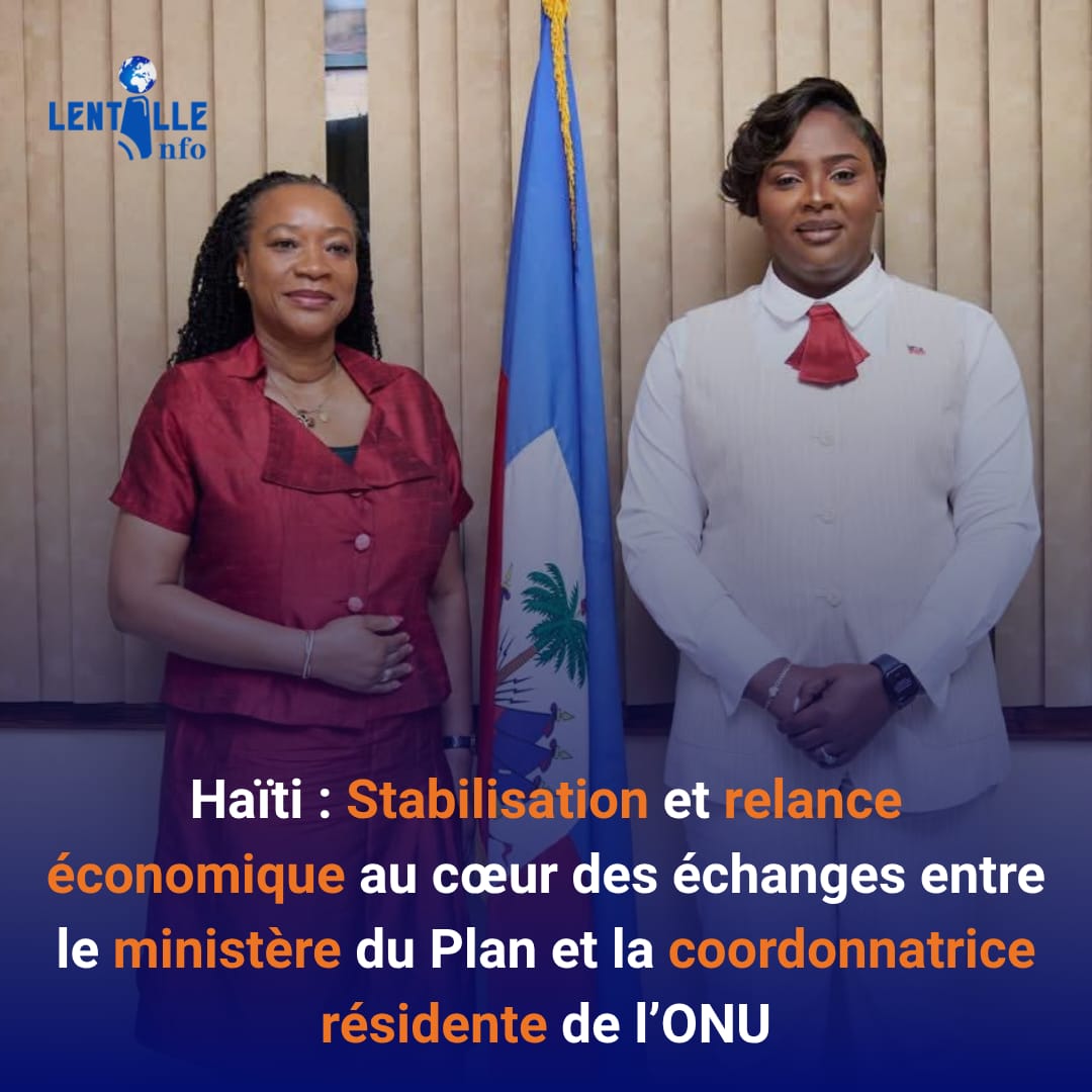 Haiti: Stabilisation et relance économique au cœur des échanges entre le ministère du Plan et la coordonnatrice résidente de l&rsquo;ONU