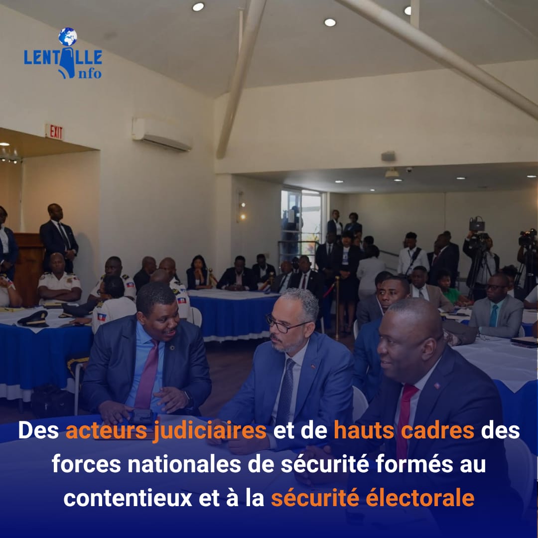 Des acteurs judiciaires et de hauts cadres des forces nationales de sécurité formés au contentieux et à la sécurité électorale