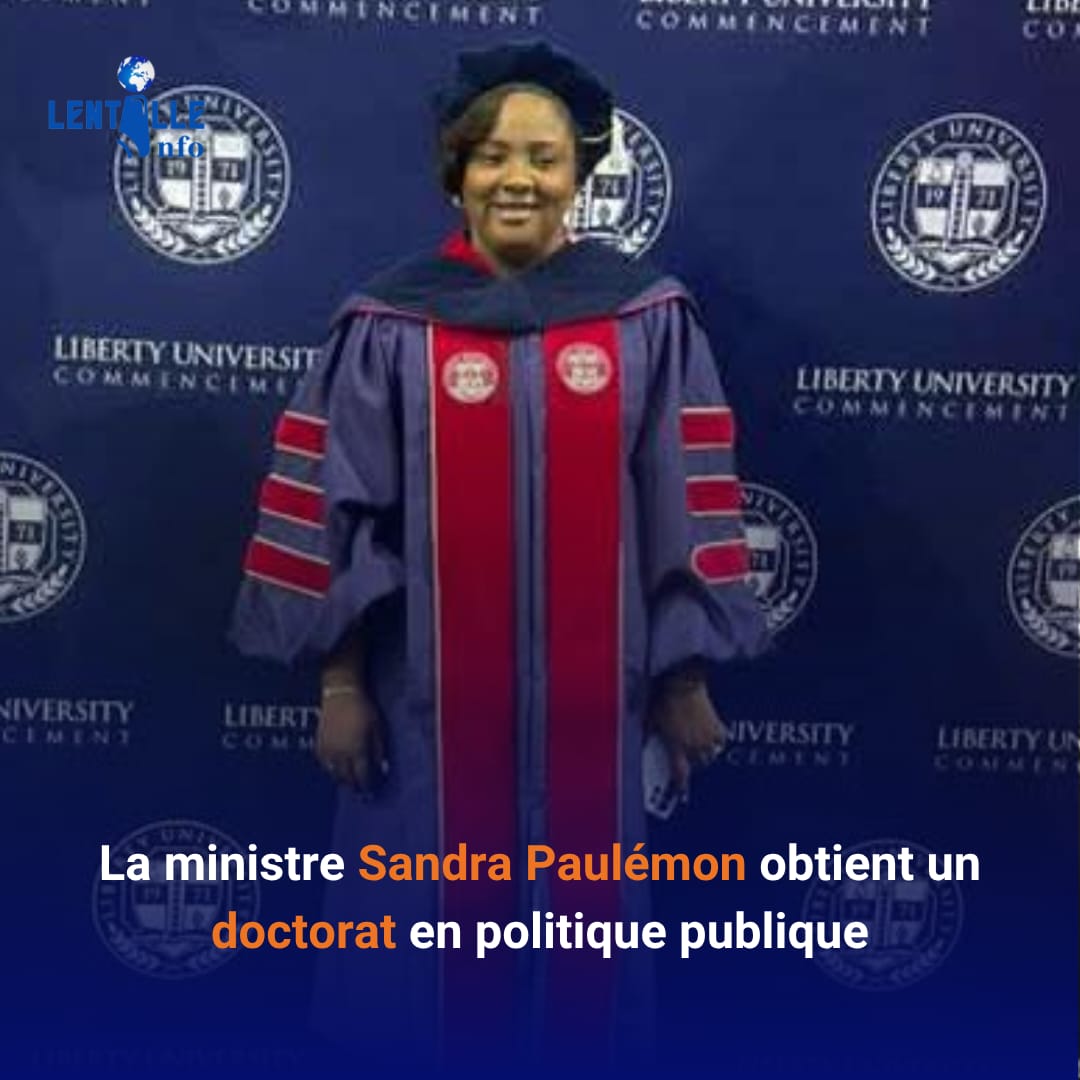 La ministre Sandra Paulémon obtient un doctorat en politique publique