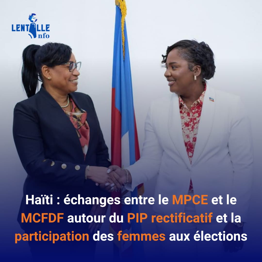 Haïti : échanges entre le MPCE et le MCFDF autour du PIP rectificatif et la participation des femmes aux élections