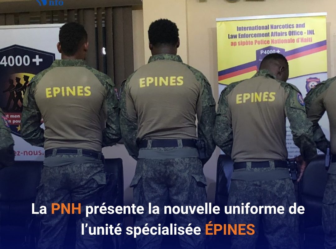 La PNH présente la nouvelle uniforme de l’unité spécialisée ÉPINES
