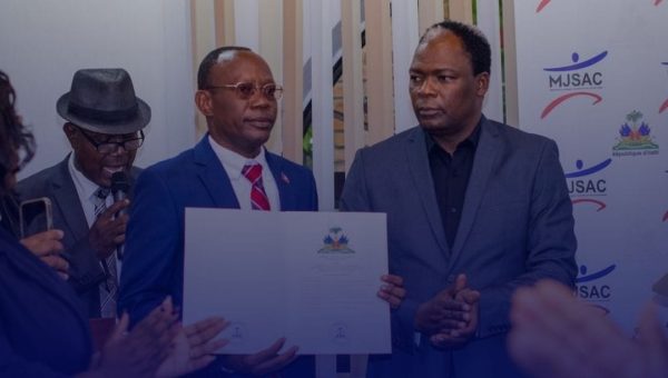 Haïti : Wilfince Mombrun, nouveau Directeur général du ministère des Sports