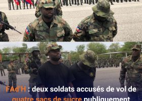 FAd’H : deux soldats accusés de vol de quatre sacs de sucre publiquement dégradés puis révoqués