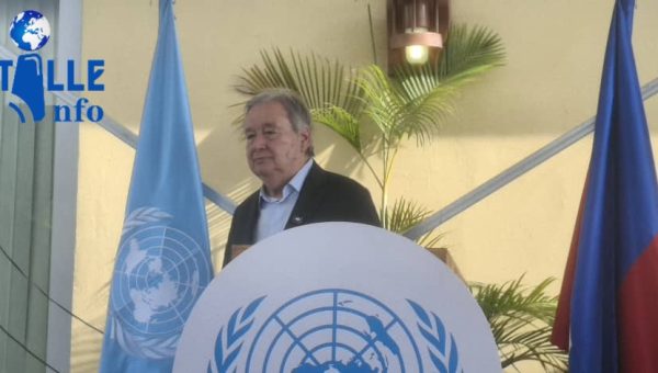 Haïti/Crise : António Guterres presse les acteurs de faire avancer le processus politique
