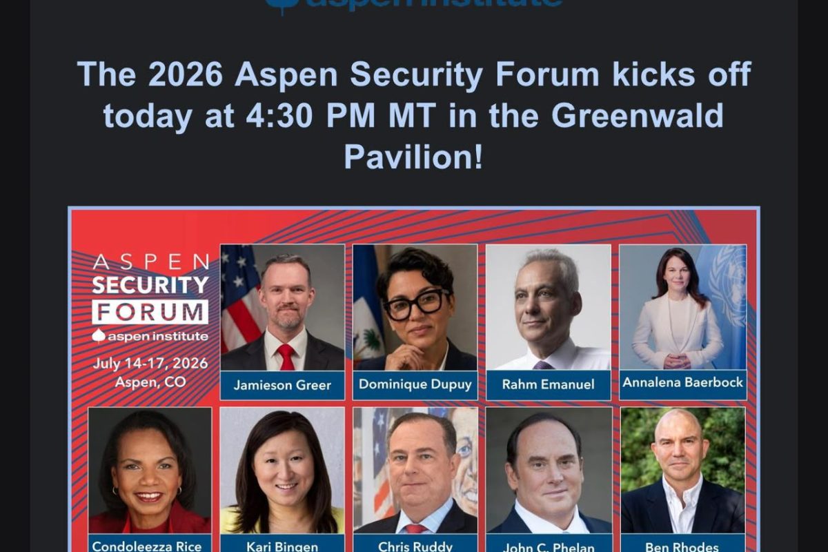 Haïti présente à l&rsquo;Aspen Security Forum par la voix de Dominique Dupuy
