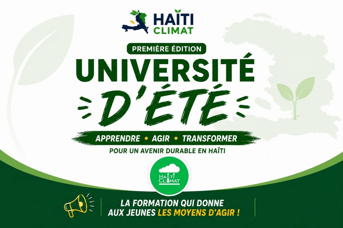 Leadership, climat et entrepreneuriat : Haïti Climat lance sa première Université d&rsquo;été