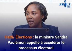 Haïti/ Élections: Sandra Paulémon appelle à accélérer le processus électoral