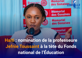 Haïti : nomination de la professeure Jefnie Toussaint à la tête du Fonds national de l’Éducation
