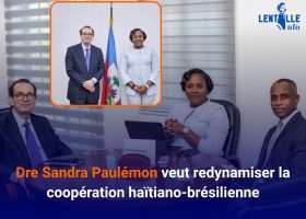 Dre Sandra Paulémon veut redynamiser la coopération haïtiano-brésilienne