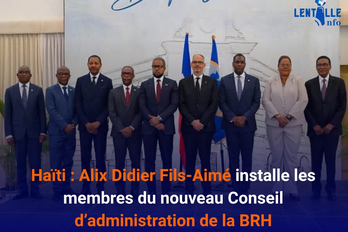 Haïti : Alix Didier Fils-Aimé installe les membres du nouveau Conseil d’administration de la BRH