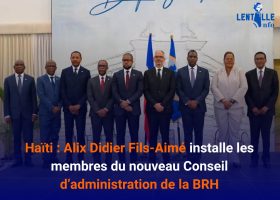 Haïti : Alix Didier Fils-Aimé installe les membres du nouveau Conseil d’administration de la BRH