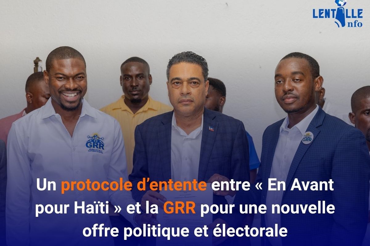 Un protocole d’entente entre « En Avant pour Haïti » et la GRR pour une nouvelle offre politique et électorale