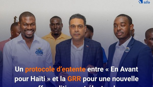 Un protocole d’entente entre « En Avant pour Haïti » et la GRR pour une nouvelle offre politique et électorale