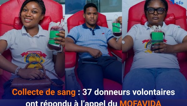Collecte de sang : 37 donneurs volontaires ont répondu à l’appel du MOFAVIDA